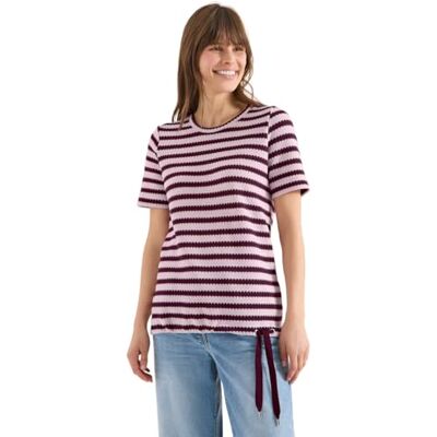 Cecil Shirt mit Rundhals im Ajour-Look Cecil Shirt mit Rundhals im Ajour-Look