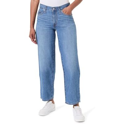 Levi's Damen Baggy Dad Jeans, Heavy Check, 28W / 30L Levi's Damen Baggy Dad Jeans, Heavy Check, 28W / 30L