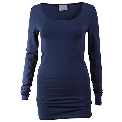 VERO MODA Damen Vmmaxi My Ls Soft Long U-Neck Ga Noos Langarmshirt Bluse VERO MODA Damen Vmmaxi My Ls Soft Long U-Neck Ga Noos Langarmshirt Bluse