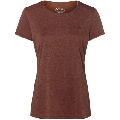 VAUDE Essential T-Shirt für Damen – Schnelltrocknendes & pflegeleichtes Sport Shirt, Atmungsaktives Outdoor T-Shirt mit Rundhals, Buckeye,34 VAUDE Essential T-Shirt für Damen – Schnelltrocknendes & pflegeleichtes Sport Shirt, Atmungsaktives Outdoor T-Shirt mit Rundhals, Buckeye,34