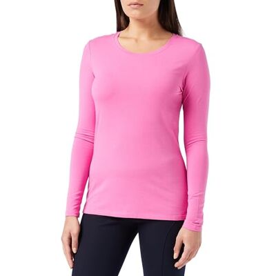 Amazon Essentials Damen Langärmeliges T-Shirt mit Rundhalsausschnitt in klassischer Passform (erhältlich in Übergröße), Rosa, XL Große Größen Amazon Essentials Damen Langärmeliges T-Shirt mit Rundhalsausschnitt in klassischer Passform (erhältlich in Übergröße), Rosa, XL Große Größen