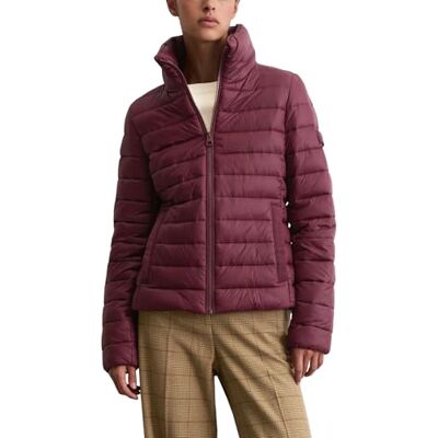 Marc O' Polo Marc OߴPolo Damen Steppjacke mit Stehkragen leicht, Rot (Aubergine Red), 32 Marc O' Polo Marc OߴPolo Damen Steppjacke mit Stehkragen leicht, Rot (Aubergine Red), 32