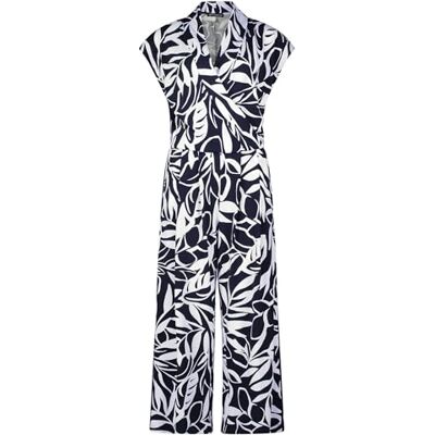 Betty Barclay Damen Jumpsuit mit Eingrifftaschen 36, Dunkelblau/Weiß Betty Barclay Damen Jumpsuit mit Eingrifftaschen 36, Dunkelblau/Weiß