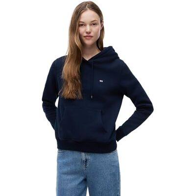 Tommy Jeans Damen Tjw Reg Flag Hoodie Dw0dw19958 Pullover-Kapuzenpulli, Blue (Dark Night Navy), M EU Tommy Jeans Damen Tjw Reg Flag Hoodie Dw0dw19958 Pullover-Kapuzenpulli, Blue (Dark Night Navy), M EU