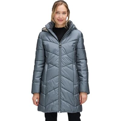 Betty Barclay Damen Outdoorjacke mit Abnehmbarer Kapuze 38, Ashley Blue Betty Barclay Damen Outdoorjacke mit Abnehmbarer Kapuze 38, Ashley Blue