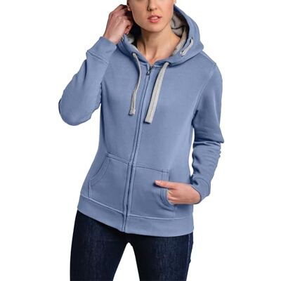 HRM Damen Jacket F Hoodie, Sky Blue, S EU HRM Damen Jacket F Hoodie, Sky Blue, S EU