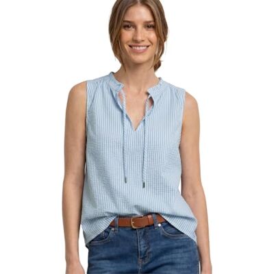 Street One Blusentop mit Split Neck und Rüschen Street One Blusentop mit Split Neck und Rüschen