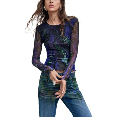 Desigual Damen Ts_dots Leaf_Lacroix T-Shirt (1er Pack) Desigual Damen Ts_dots Leaf_Lacroix T-Shirt (1er Pack)