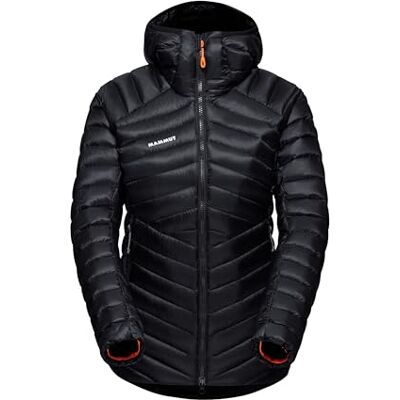 Mammut Broad Peak IN Hooded Jacket Women Daunenjacke für Damen, Leicht & Packbar Schwarz, S Mammut Broad Peak IN Hooded Jacket Women Daunenjacke für Damen, Leicht & Packbar Schwarz, S