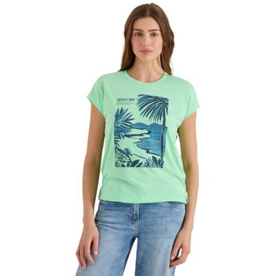 Cecil T-Shirt mit Rundhals und Frontprint Cecil T-Shirt mit Rundhals und Frontprint
