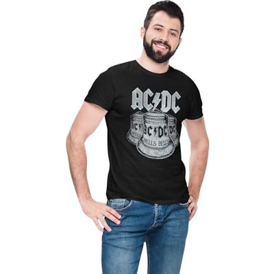 AC/DC MEACDCRTS050 t Shirt Damen, AC/DC MEACDCRTS050 t Shirt Damen,