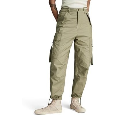 G-STAR RAW Damen Cargo Cropped Drawcord Hose, Grün (ensis Green D24389-D387-6057), 27 G-STAR RAW Damen Cargo Cropped Drawcord Hose, Grün (ensis Green D24389-D387-6057), 27