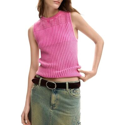 Desigual Damen Roma T-Shirt, rot, Small Desigual Damen Roma T-Shirt, rot, Small