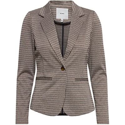 ICHI IHKATE Damen Blazer Kurzblazer Jacke mit Stretch und Reverskragen, Größe:S, Farbe:Nomad (161212) ICHI IHKATE Damen Blazer Kurzblazer Jacke mit Stretch und Reverskragen, Größe:S, Farbe:Nomad (161212)
