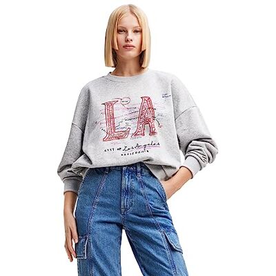 Desigual Sweat_Marci_LA, 2009 Gray Vigore, L Desigual Sweat_Marci_LA, 2009 Gray Vigore, L