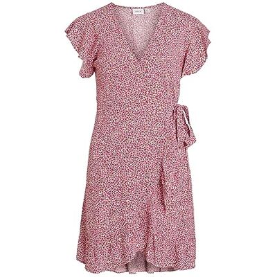 Vila VIFINI WRAP S/S Short Dress NOOS Vila VIFINI WRAP S/S Short Dress NOOS