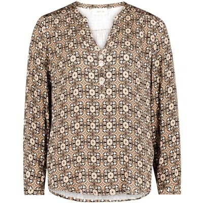 Cartoon Damen 8643/7432 Bluse, Camel/Black, 38 EU Cartoon Damen 8643/7432 Bluse, Camel/Black, 38 EU