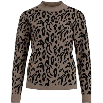OBJECT COLLECTORS ITEM OBJECT Damen Objray L/S Knit AOP Noos Strickpullover, Fossil 2, M EU OBJECT COLLECTORS ITEM OBJECT Damen Objray L/S Knit AOP Noos Strickpullover, Fossil 2, M EU