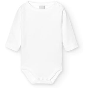 BABIDU Unisex Baby Body Abierto Hombro, Weiß, 6 Monate BABIDU Unisex Baby Body Abierto Hombro, Weiß, 6 Monate