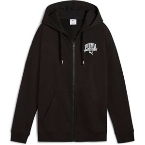 Puma Mädchen Class Relaxed Full-Zip Hoodie TR Hooded Sweatshirt, Black, Puma Mädchen Class Relaxed Full-Zip Hoodie TR Hooded Sweatshirt, Black,
