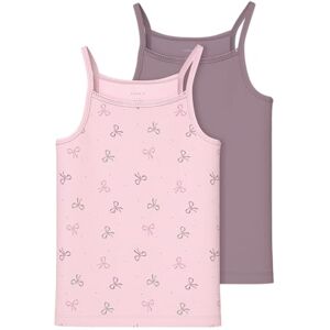 NAME IT Mädchen Nkfstrap Top 2P Barely Pink Bow Noos, Barely Pink, Numeric 146 EU NAME IT Mädchen Nkfstrap Top 2P Barely Pink Bow Noos, Barely Pink, Numeric 146 EU
