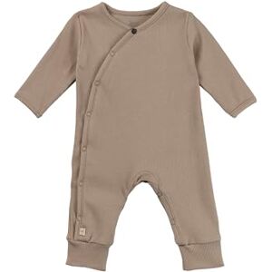 Sterntaler Playsuit Rippjersey Unisex Baby Einteiler in Wickeloptik Langarm Overall seitlich und im Schritt zum Knöpfen Neugeborenen Strampler Sand, Größe 74 Sterntaler Playsuit Rippjersey Unisex Baby Einteiler in Wickeloptik Langarm Overall seitlich und im Schritt zum Knöpfen Neugeborenen Strampler Sand, Größe 74