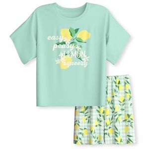 CALIDA Kids Kurz-Pyjama, Schlafanzug Kinder, aus Bio Baumwolle, atmungsaktiv, pflegeleicht ICY Mint 140-146 CALIDA Kids Kurz-Pyjama, Schlafanzug Kinder, aus Bio Baumwolle, atmungsaktiv, pflegeleicht ICY Mint 140-146
