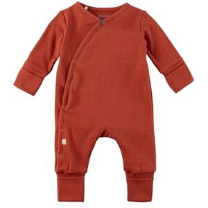 Sterntaler Playsuit Rippjersey Unisex Baby Einteiler in Wickeloptik Langarm Overall seitlich und im Schritt zum Knöpfen Neugeborenen Strampler Kratzschutz Umschlagbündchen, lehmbraun, Größe 56 Sterntaler Playsuit Rippjersey Unisex Baby Einteiler in Wickeloptik Langarm Overall seitlich und im Schritt zum Knöpfen Neugeborenen Strampler Kratzschutz Umschlagbündchen, lehmbraun, Größe 56