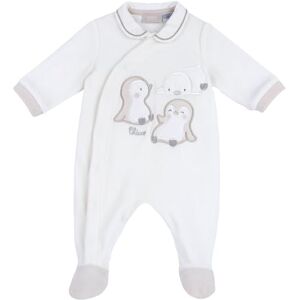 Chicco Unisex Baby Jumpsuit aus Chenille mit Frontöffnung Bottone, Weiß (6), 6 Monate Chicco Unisex Baby Jumpsuit aus Chenille mit Frontöffnung Bottone, Weiß (6), 6 Monate