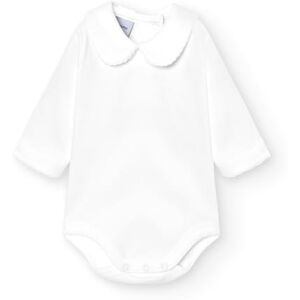 BABIDU Unisex Baby Body Cuello Algodon, Weiß, 6 Monate BABIDU Unisex Baby Body Cuello Algodon, Weiß, 6 Monate
