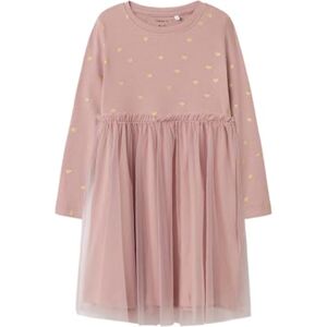 NAME IT Mädchen Nmfnadja Dress Noos Kleid, Deauville Mauve, 98 EU NAME IT Mädchen Nmfnadja Dress Noos Kleid, Deauville Mauve, 98 EU
