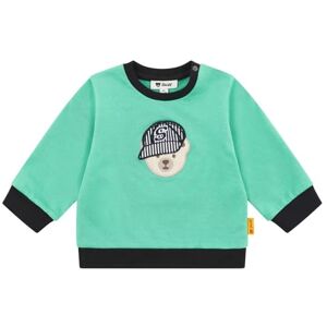 Steiff Sweatshirt EU Größe 80 Winter Green, Langarm-Sweatshirt, Longsleeve für Kinder, Pullover langärmelig, Babyoberteil, ideales Basic Shirt, bequem und weich, waschmaschinenfest Steiff Sweatshirt EU Größe 80 Winter Green, Langarm-Sweatshirt, Longsleeve für Kinder, Pullover langärmelig, Babyoberteil, ideales Basic Shirt, bequem und weich, waschmaschinenfest