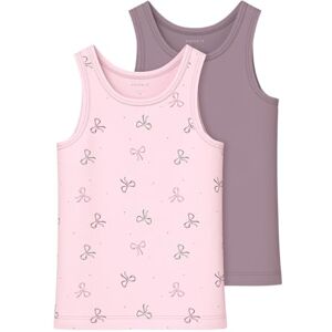 NAME IT Mädchen Nmftank Top 2P Barely Pink Bow Noos, Barely Pink, Numeric 110 EU NAME IT Mädchen Nmftank Top 2P Barely Pink Bow Noos, Barely Pink, Numeric 110 EU