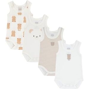 Chicco , Babybody für Jungen, 4er-Set Bodys, Ärmellos, Aus 100% Baumwolle, Mit Praktischer Öffnung, Babykleidung für 0-3 Monate, Designed in Italy Chicco , Babybody für Jungen, 4er-Set Bodys, Ärmellos, Aus 100% Baumwolle, Mit Praktischer Öffnung, Babykleidung für 0-3 Monate, Designed in Italy