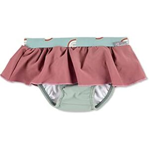 Sterntaler Badehose Regenbogen Print mit Volant UV-Schutz 50+ Baby Schwimmhose mit Windeleinsatz bis Größe86/92 Mädchen Badehose mit praktischer Kordel zur Weitenregulierung, steingrün, Größe 104 Sterntaler Badehose Regenbogen Print mit Volant UV-Schutz 50+ Baby Schwimmhose mit Windeleinsatz bis Größe86/92 Mädchen Badehose mit praktischer Kordel zur Weitenregulierung, steingrün, Größe 104