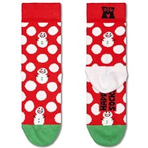 Happy Socks Kids Snowman Sock, farbenfrohe und fröhliche, Socken für Kinder, Grün-Rot-Weiß (7-9Y) Happy Socks Kids Snowman Sock, farbenfrohe und fröhliche, Socken für Kinder, Grün-Rot-Weiß (7-9Y)