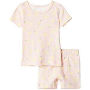 Amazon Essentials x Sofia Grainge Unisex Kinder Pyjama-Set, eng anliegend, mit kurzen Ärmeln, 2er-Pack, Hellrosa Zitrone, 12 Monate Amazon Essentials x Sofia Grainge Unisex Kinder Pyjama-Set, eng anliegend, mit kurzen Ärmeln, 2er-Pack, Hellrosa Zitrone, 12 Monate