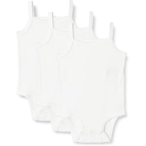 Amazon Essentials Baby Mädchen Ärmellose Bodys, 3er-Pack, Weiß, 0-3 Monate Amazon Essentials Baby Mädchen Ärmellose Bodys, 3er-Pack, Weiß, 0-3 Monate