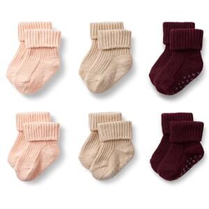 Amazon Essentials x Sofia Grainge Unisex Baby Gestrickte Socken Mit Rundhalsausschnitt, 6 Paar, Bräunen/Burgunderrot/Rosa, 6-12 Monate Amazon Essentials x Sofia Grainge Unisex Baby Gestrickte Socken Mit Rundhalsausschnitt, 6 Paar, Bräunen/Burgunderrot/Rosa, 6-12 Monate
