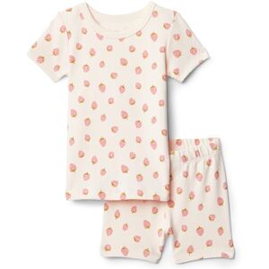 Amazon Essentials x Sofia Grainge Uni Baby Pyjama-Set, eng anliegend, mit kurzen Ärmeln, Pfirsich Erdbeeren, 18 Monate Amazon Essentials x Sofia Grainge Uni Baby Pyjama-Set, eng anliegend, mit kurzen Ärmeln, Pfirsich Erdbeeren, 18 Monate