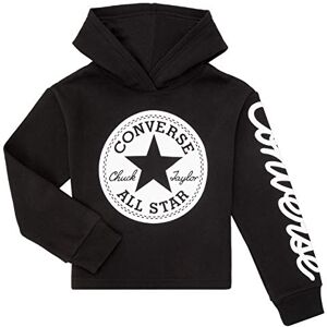 CONVERSE ALL STAR Unisex Club Hoodie Sweatshirt, Schwarz, 10 Jahre EU CONVERSE ALL STAR Unisex Club Hoodie Sweatshirt, Schwarz, 10 Jahre EU