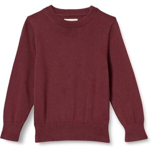 Amazon Essentials Jungen Einheitlicher Pullover aus Baumwolle mit Rundhalsausschnitt, Burgunderrot, 5 Jahre Amazon Essentials Jungen Einheitlicher Pullover aus Baumwolle mit Rundhalsausschnitt, Burgunderrot, 5 Jahre