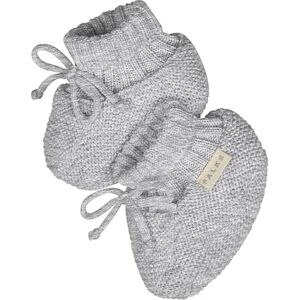 FALKE Unisex Baby Socken Knitted Shoe B So Baumwolle einfarbig 1 Paar, Grau Shark Melange 3261, 50-56 FALKE Unisex Baby Socken Knitted Shoe B So Baumwolle einfarbig 1 Paar, Grau Shark Melange 3261, 50-56