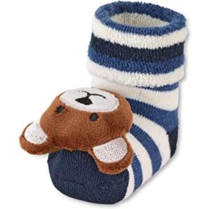 Sterntaler Baby Socken Unisex Rasselsocken – weiche Baumwollsocken mit Umschlag, Innenfutter und Bär-Motiv – mit Rassel – marine, Größe 16 Sterntaler Baby Socken Unisex Rasselsocken – weiche Baumwollsocken mit Umschlag, Innenfutter und Bär-Motiv – mit Rassel – marine, Größe 16