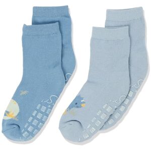 Sterntaler ABS Socken Doppelpack Jungen – Flauschige Stoppersocken mit Innenfrottee – Bequeme Baby- und Kinderstrümpfe Lieblingsmotiv Dinosaurier – blau, Größe 20 Sterntaler ABS Socken Doppelpack Jungen – Flauschige Stoppersocken mit Innenfrottee – Bequeme Baby- und Kinderstrümpfe Lieblingsmotiv Dinosaurier – blau, Größe 20