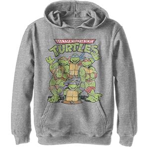 Nickelodeon Unisex Kinder Teenage Mutant Ninja Turtle Group Jugend Pullover Hoodie Kapuzenpullover, Athletic meliert, Small Nickelodeon Unisex Kinder Teenage Mutant Ninja Turtle Group Jugend Pullover Hoodie Kapuzenpullover, Athletic meliert, Small