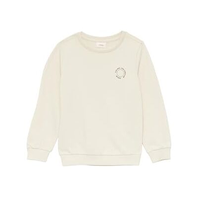 s.Oliver Unisex Sweatshirt mit Rippbündchen und kleinem Print-Detail s.Oliver Unisex Sweatshirt mit Rippbündchen und kleinem Print-Detail