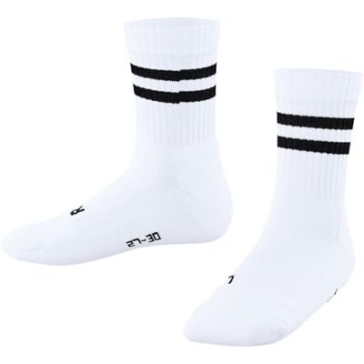 FALKE Unisex kinder Socken Dynamic K So Baumwolle gemustert 1 Paar, Weiß White 2003, 27-30 FALKE Unisex kinder Socken Dynamic K So Baumwolle gemustert 1 Paar, Weiß White 2003, 27-30