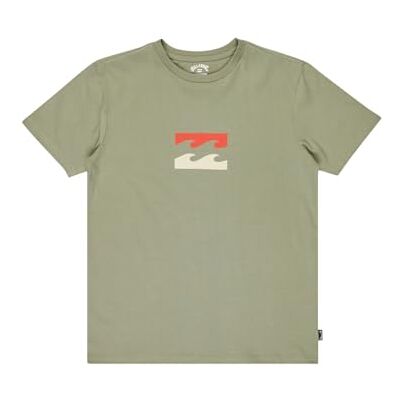Billabong Team Wave T-Shirt für Herren, Grau/Grün, 14 Jahre Billabong Team Wave T-Shirt für Herren, Grau/Grün, 14 Jahre