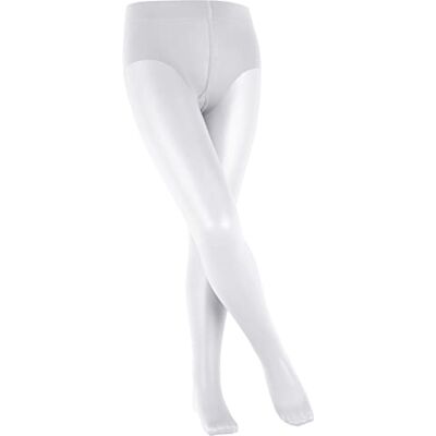 FALKE Unisex Kinder Strumpfhose Pure Matt 30 DEN K Ti transparent einfarbig 1 Stück, Weiß White 2209, 134-146 FALKE Unisex Kinder Strumpfhose Pure Matt 30 DEN K Ti transparent einfarbig 1 Stück, Weiß White 2209, 134-146